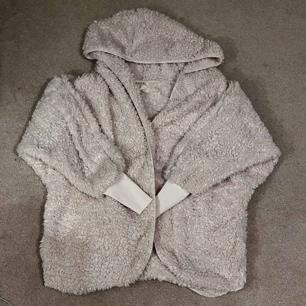 Ashley By 26 International Cream Fleece Sweater